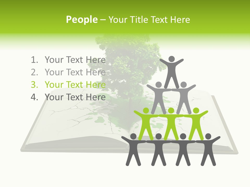 Cover Tree Literature PowerPoint Template