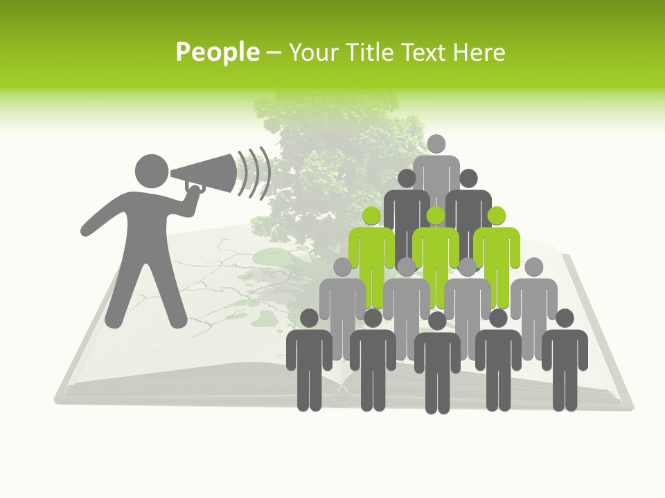 Cover Tree Literature PowerPoint Template