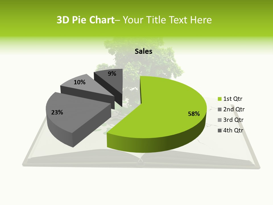 Cover Tree Literature PowerPoint Template
