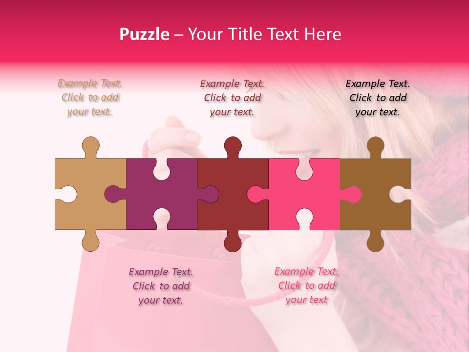 Warm Holding Face PowerPoint Template