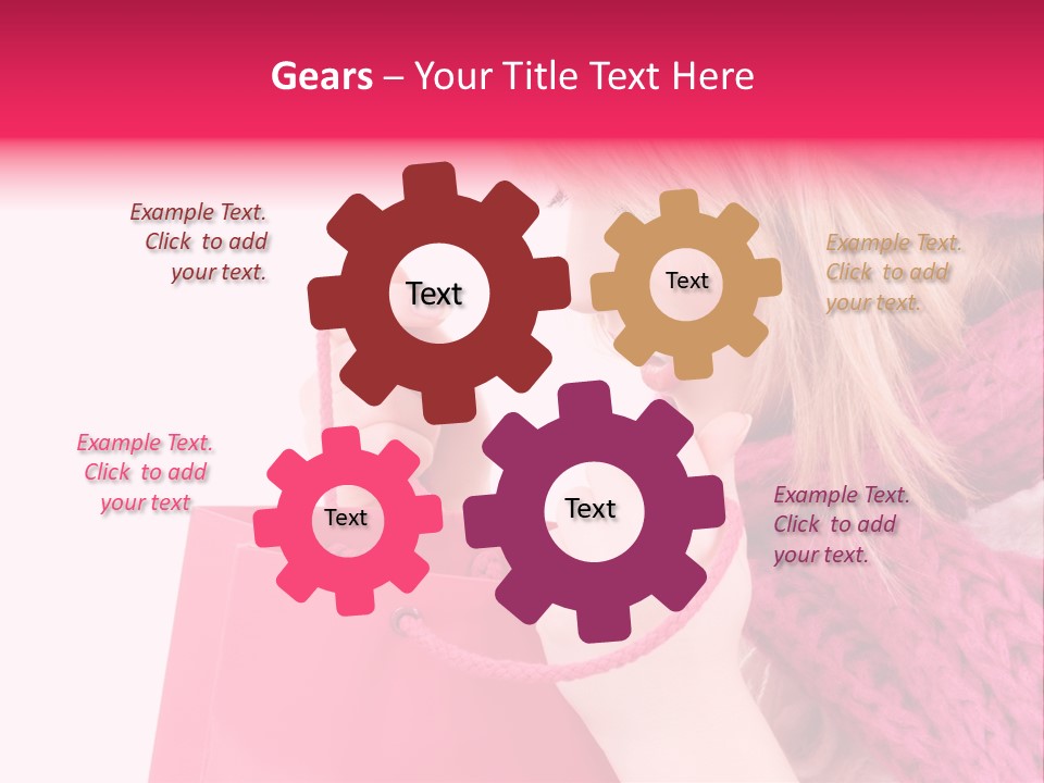 Warm Holding Face PowerPoint Template