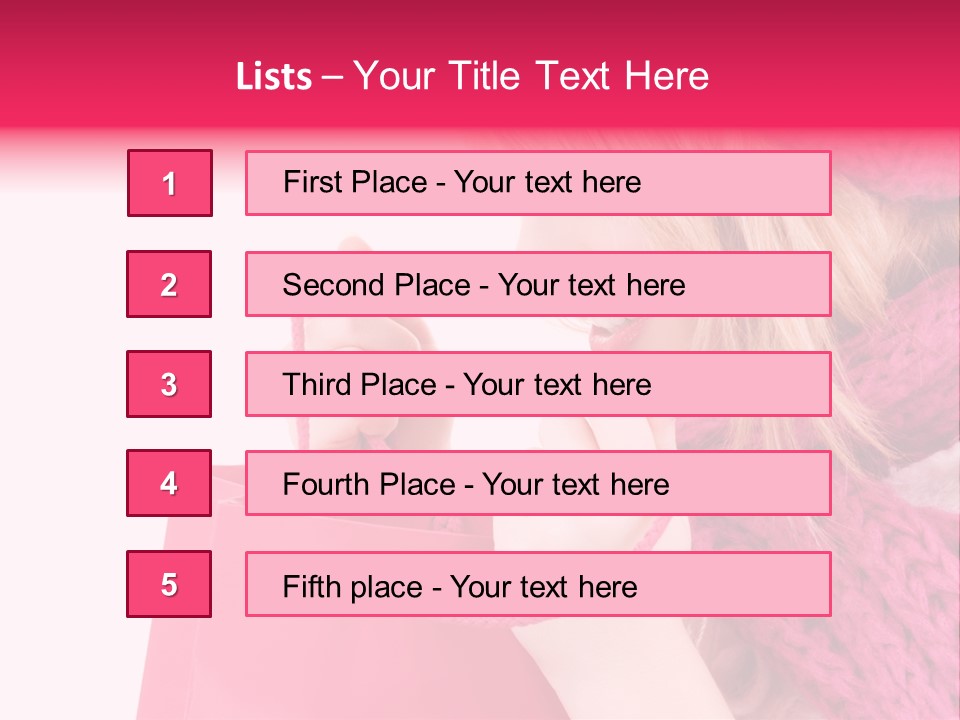 Warm Holding Face PowerPoint Template