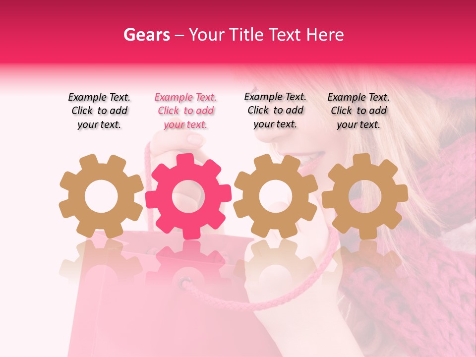 Warm Holding Face PowerPoint Template