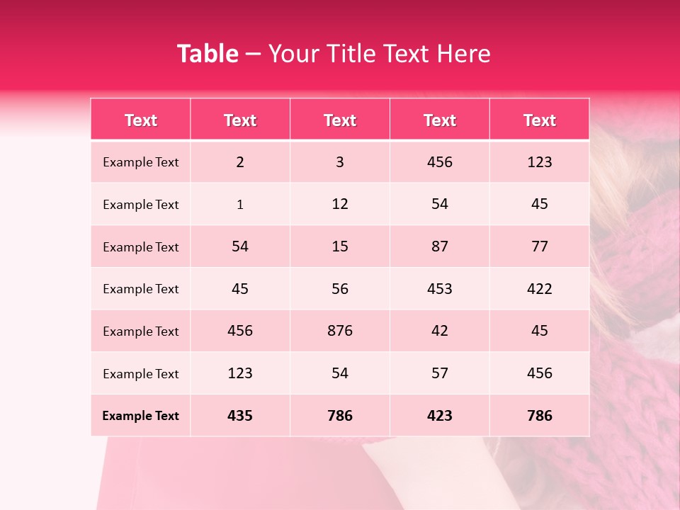 Warm Holding Face PowerPoint Template