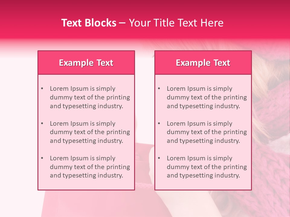 Warm Holding Face PowerPoint Template