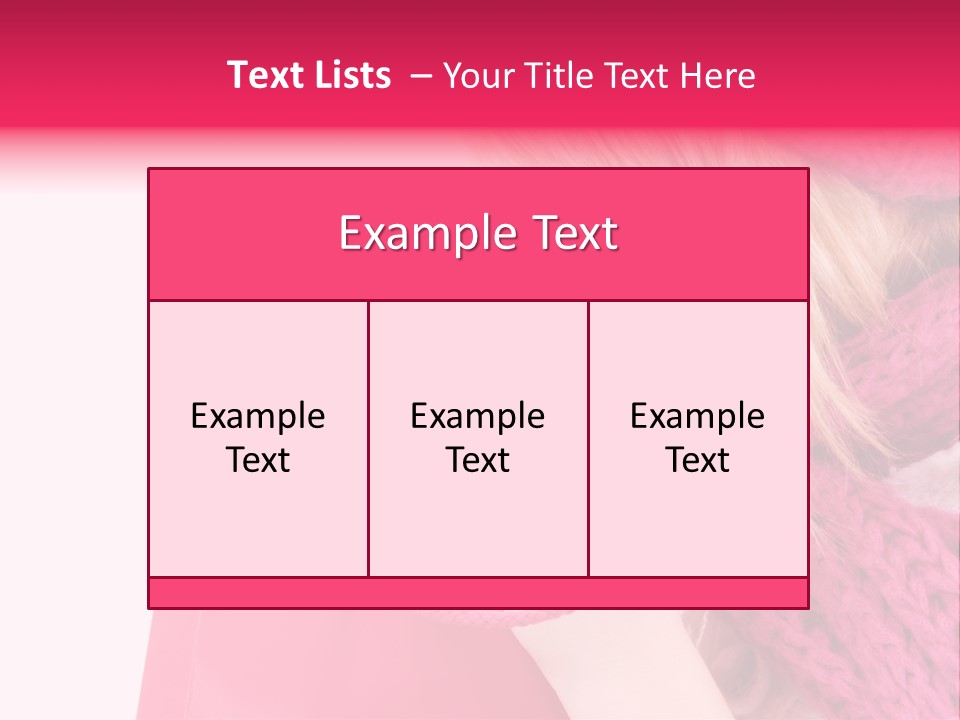 Warm Holding Face PowerPoint Template
