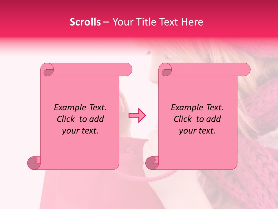 Warm Holding Face PowerPoint Template