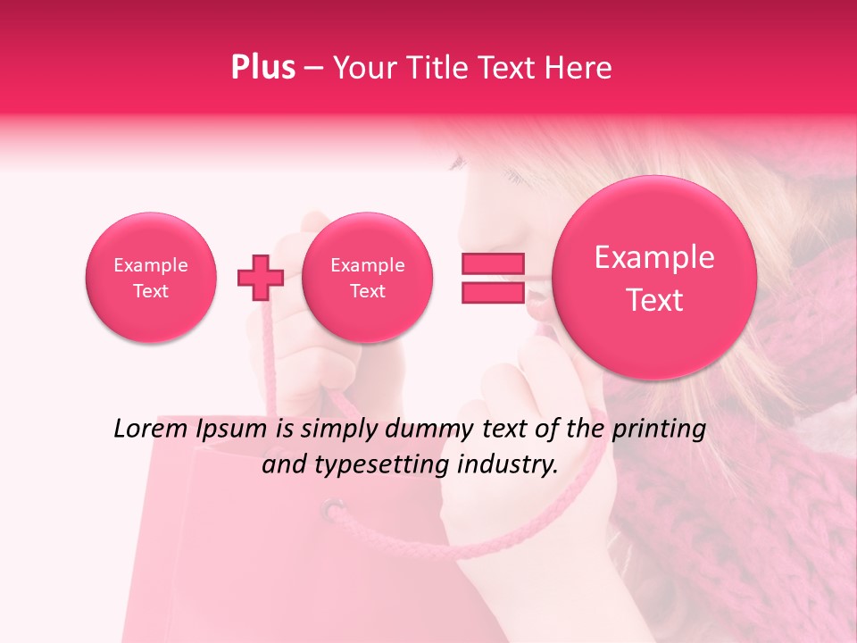 Warm Holding Face PowerPoint Template