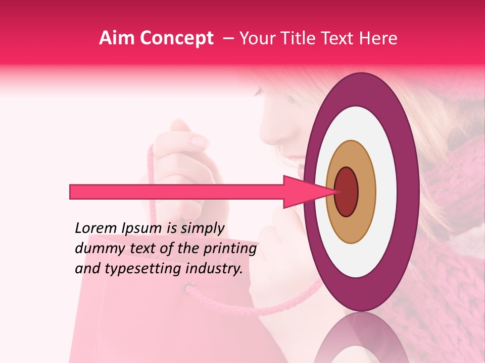 Warm Holding Face PowerPoint Template