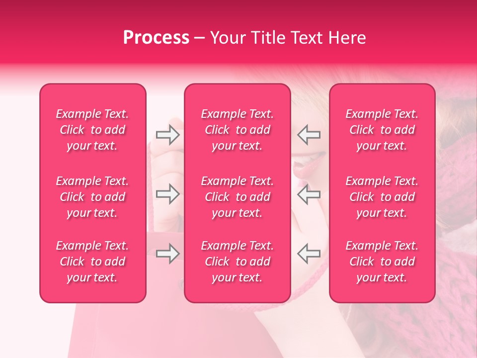 Warm Holding Face PowerPoint Template