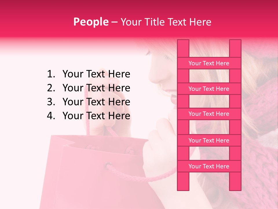 Warm Holding Face PowerPoint Template