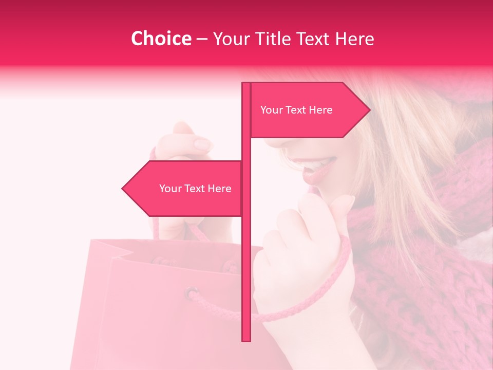 Warm Holding Face PowerPoint Template