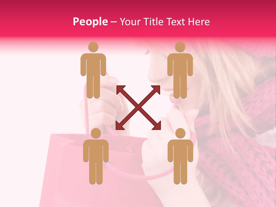 Warm Holding Face PowerPoint Template