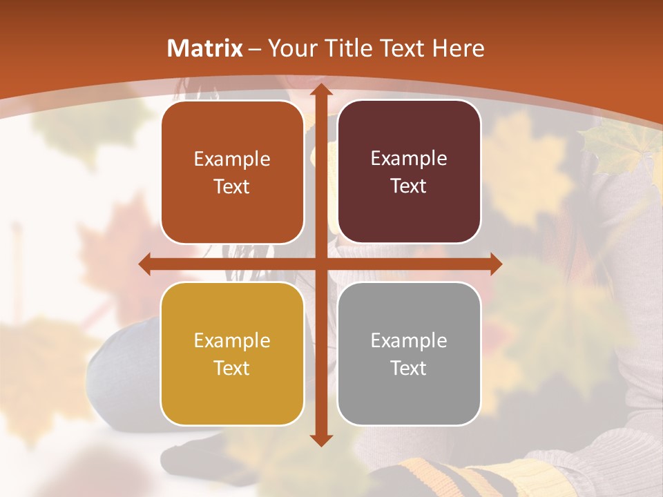 Isolated Seductive Lady PowerPoint Template