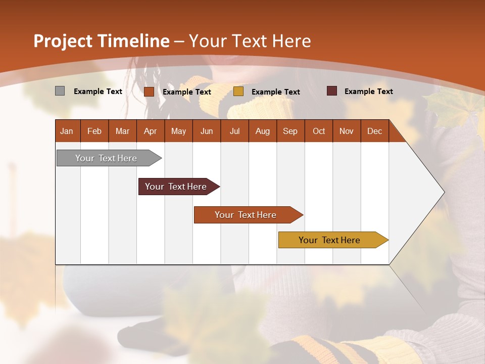 Isolated Seductive Lady PowerPoint Template