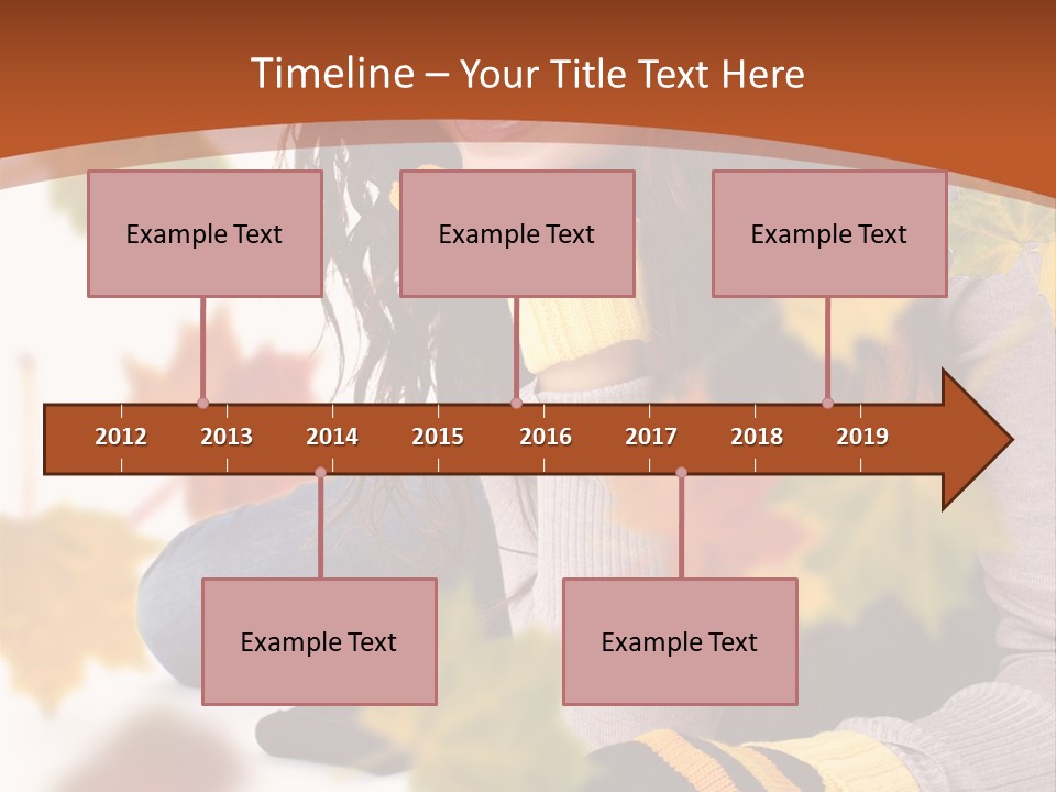 Isolated Seductive Lady PowerPoint Template