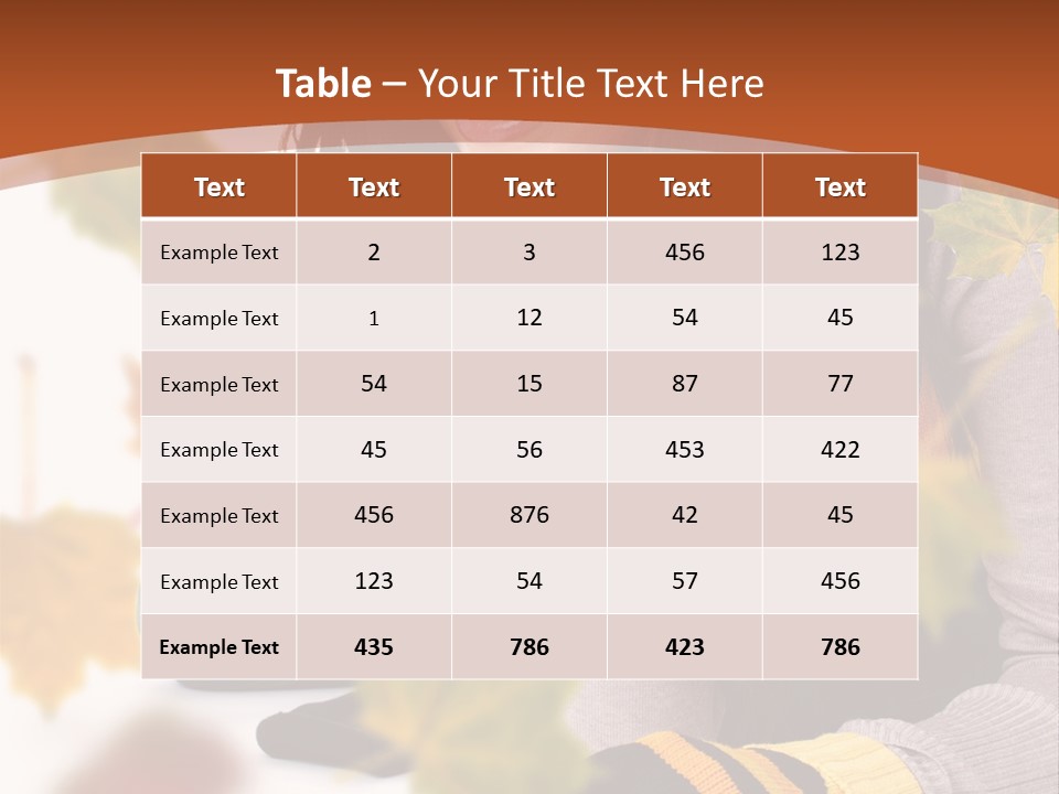 Isolated Seductive Lady PowerPoint Template