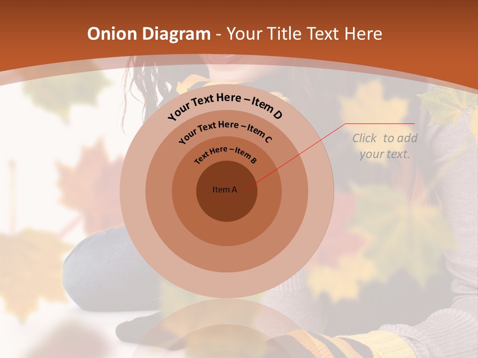 Isolated Seductive Lady PowerPoint Template