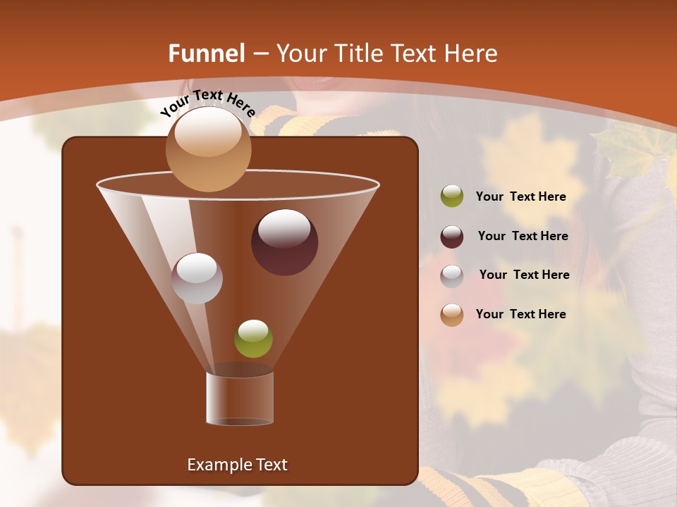 Isolated Seductive Lady PowerPoint Template