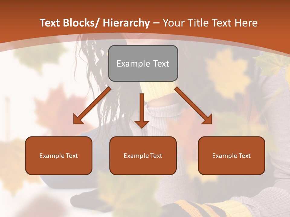 Isolated Seductive Lady PowerPoint Template