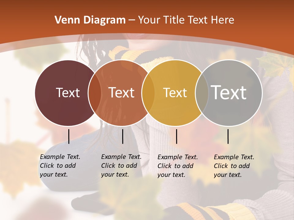 Isolated Seductive Lady PowerPoint Template