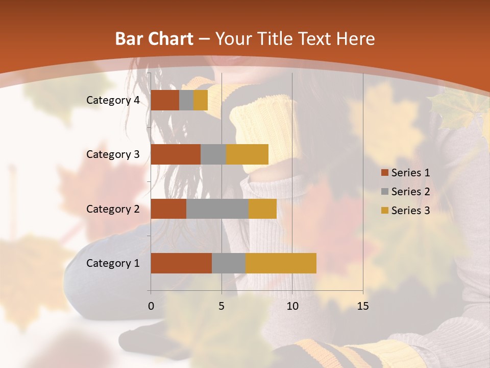 Isolated Seductive Lady PowerPoint Template