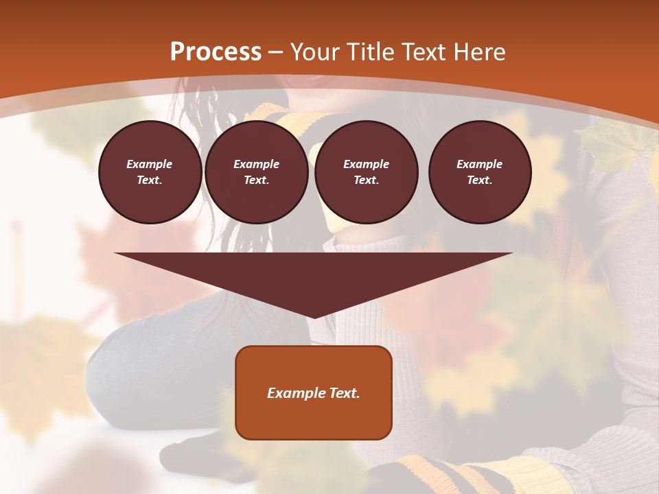 Isolated Seductive Lady PowerPoint Template