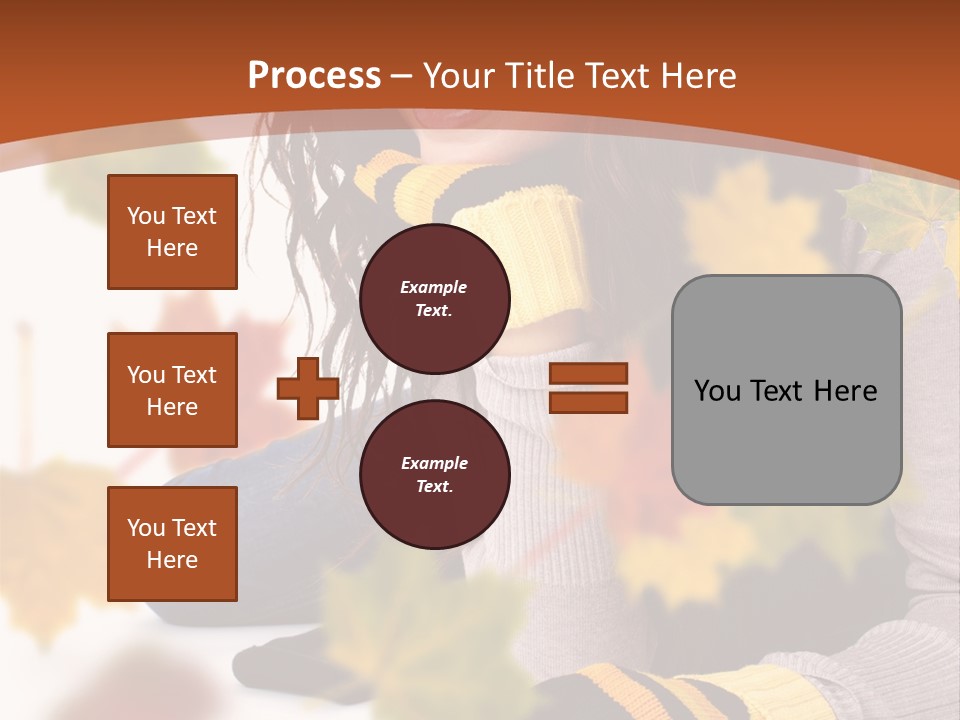 Isolated Seductive Lady PowerPoint Template