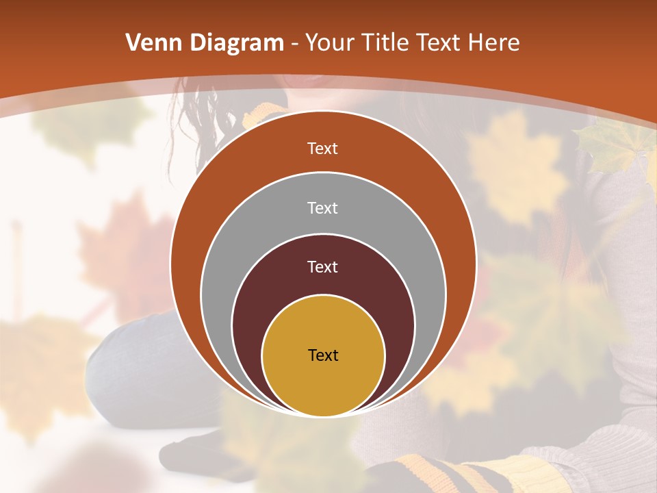 Isolated Seductive Lady PowerPoint Template