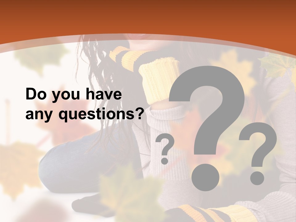 Isolated Seductive Lady PowerPoint Template