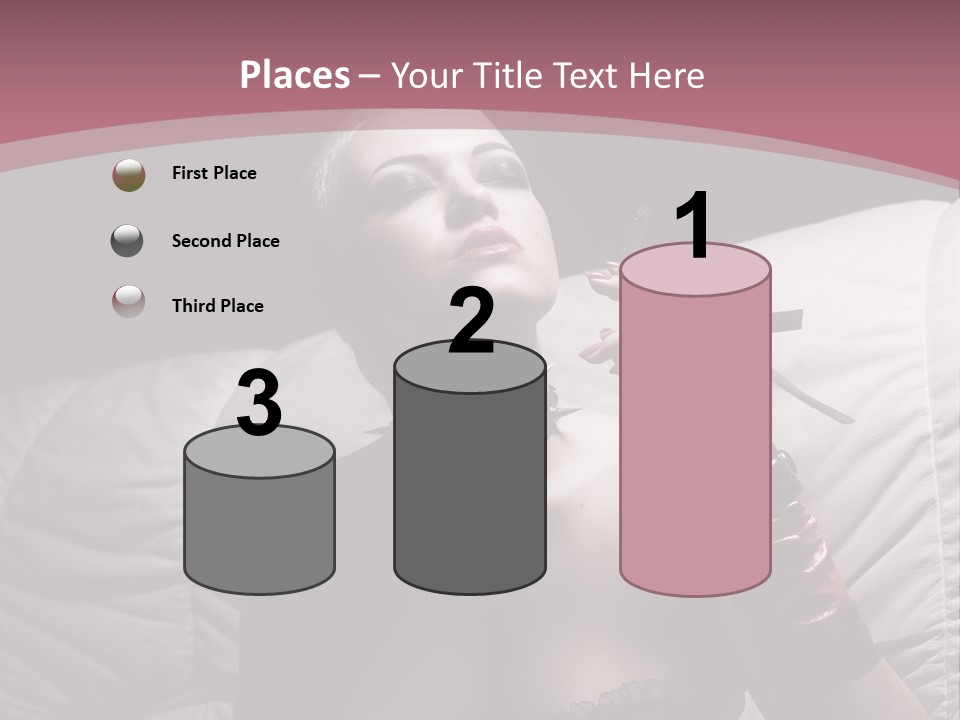 Fur Women Suit PowerPoint Template