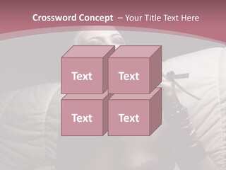 Fur Women Suit PowerPoint Template