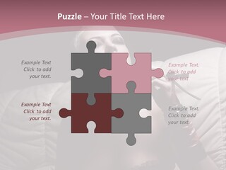Fur Women Suit PowerPoint Template