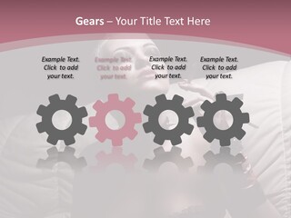 Fur Women Suit PowerPoint Template