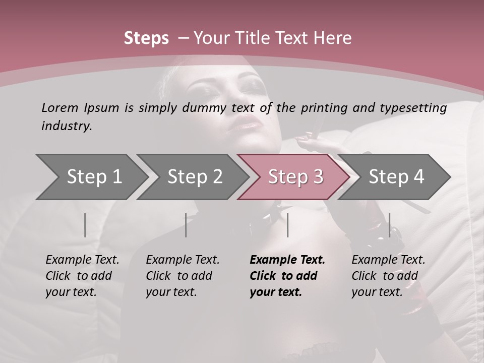Fur Women Suit PowerPoint Template