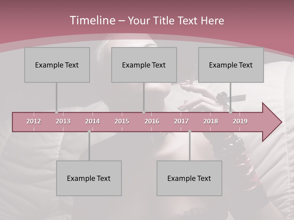 Fur Women Suit PowerPoint Template