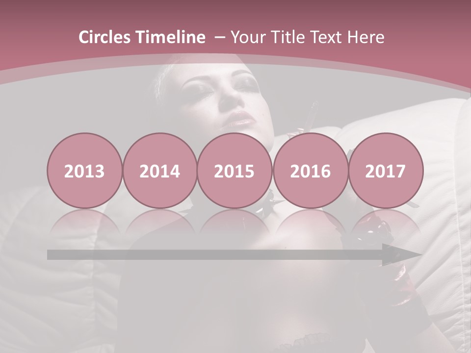 Fur Women Suit PowerPoint Template