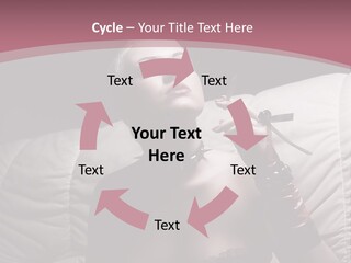 Fur Women Suit PowerPoint Template