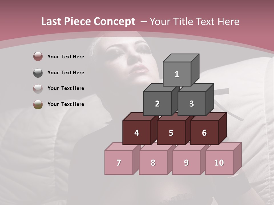 Fur Women Suit PowerPoint Template