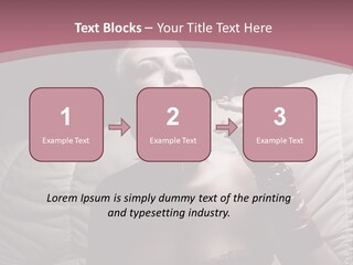 Fur Women Suit PowerPoint Template