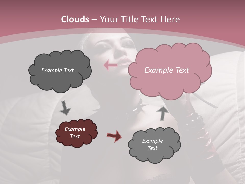 Fur Women Suit PowerPoint Template