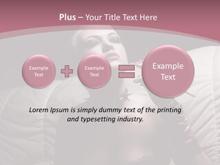 Fur Women Suit PowerPoint Template