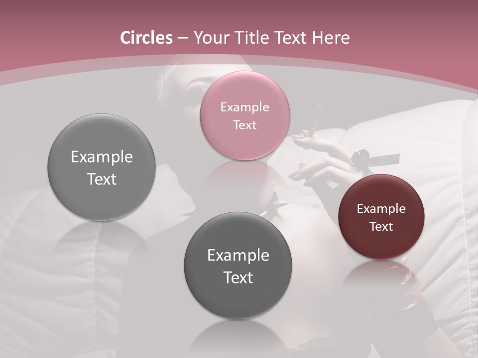 Fur Women Suit PowerPoint Template