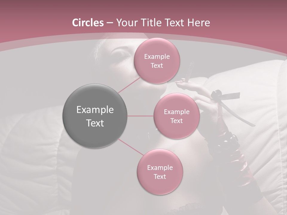 Fur Women Suit PowerPoint Template