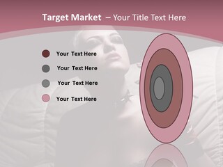 Fur Women Suit PowerPoint Template