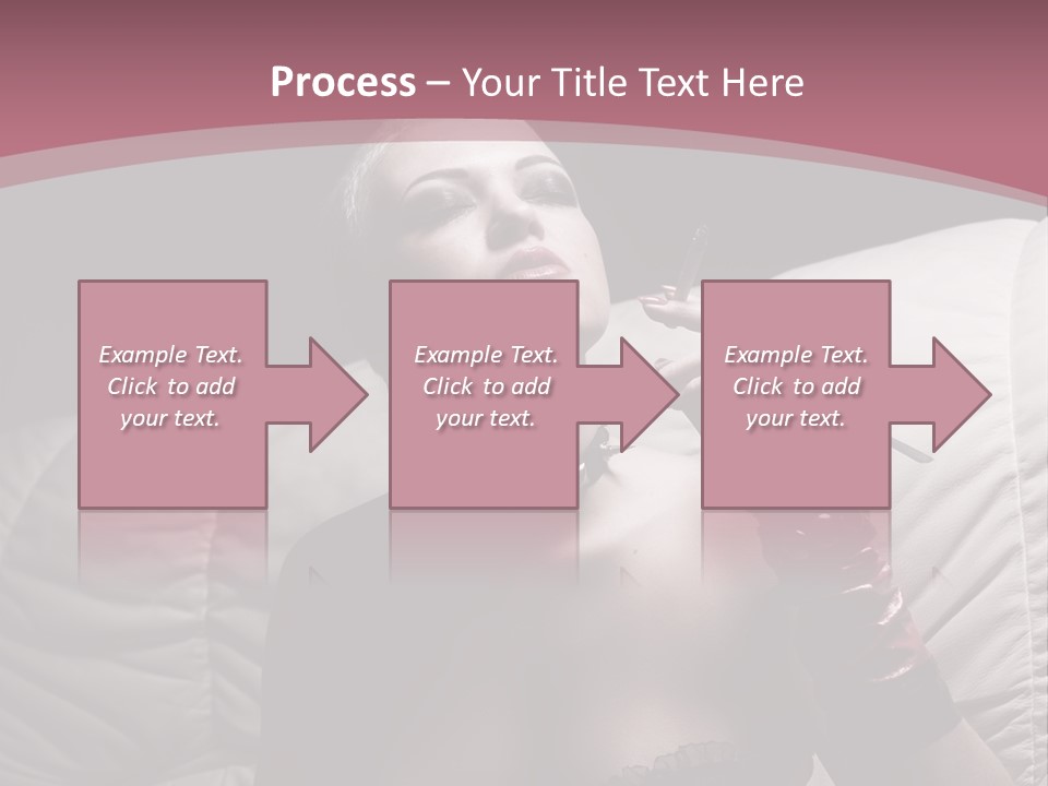 Fur Women Suit PowerPoint Template