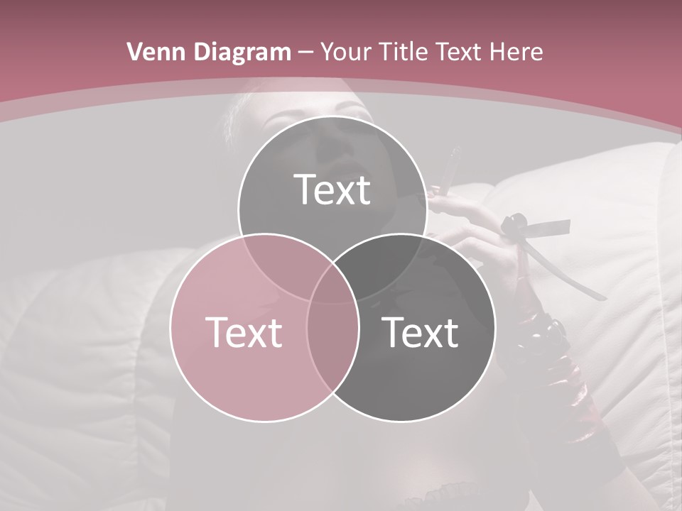 Fur Women Suit PowerPoint Template