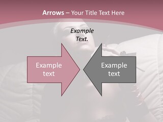 Fur Women Suit PowerPoint Template