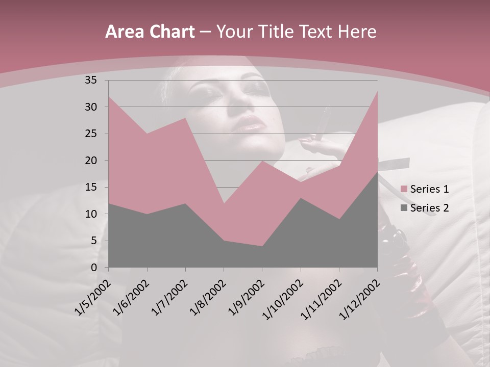 Fur Women Suit PowerPoint Template