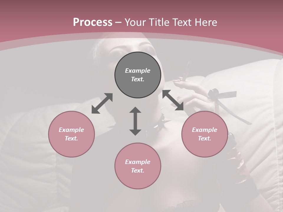 Fur Women Suit PowerPoint Template